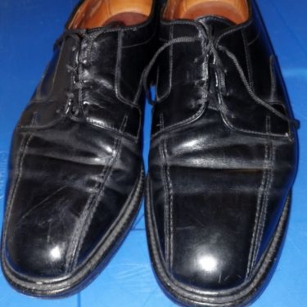 ALLEN EDMONDS Hillcrest 5904 Black Calf Double-oak